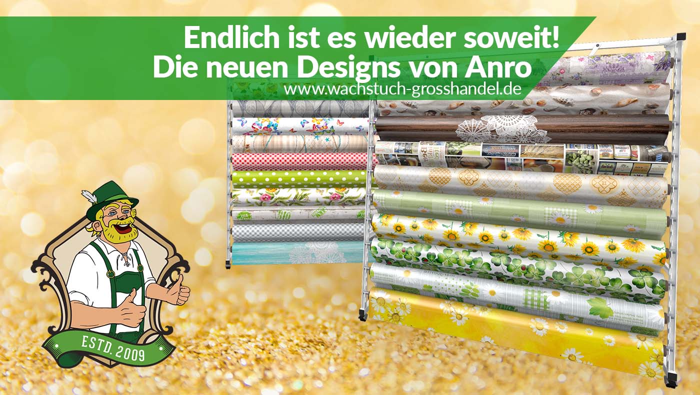 Wachstuchtischdecke neue Designs