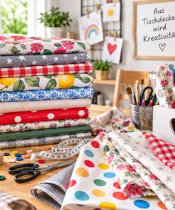 Tischdecken Restposten Paket Bastelbedarf Bastelunterlage Textil – Ansicht 4